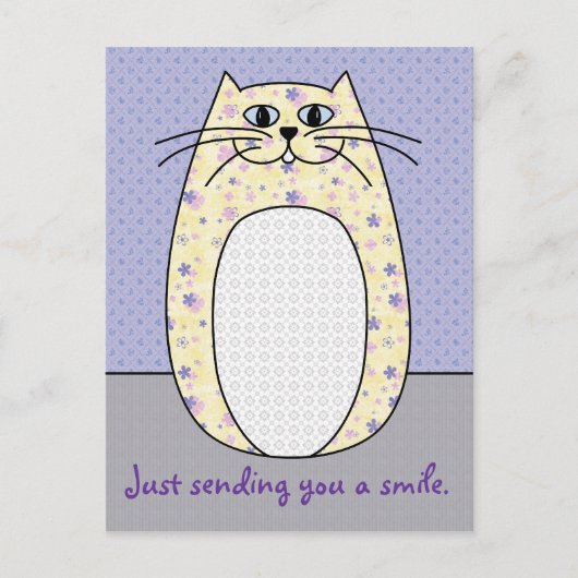 「イエローキャット」はがき ポストカード (正面)