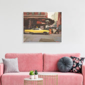 イエローキャデラック2012 キャンバスプリント (インサイチュ (リビング))