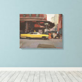 イエローキャデラック2012 キャンバスプリント (インサイチュ (ウッドフロア))