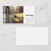 イエローキャブはっきりしたタクシー 名刺 (正面/裏面)