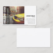 イエローキャブはっきりしたタクシー 名刺 (正面/裏面)