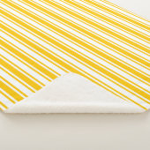 イエローキャンディストライプー シェルパブランケット (3/4)