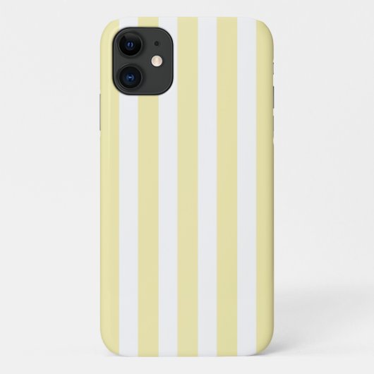 イエローキャンディストライプー Case-Mate iPhoneケース (裏面)