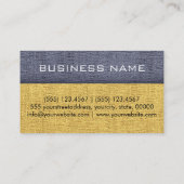 イエローキャンバスルックモノグラム 名刺 (裏面)