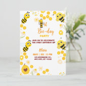 イエローキュートビー子供の誕生日 シーズンカード (スタンド正面)