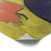 イエローキリストの自画像， 1890 ポスター (角)