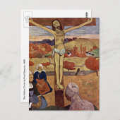 イエローキリストバイポールゴーギンヴィンテージファインアート ポストカード (正面/裏面)