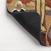 イエローキリストバイポールゴーギンヴィンテージファインアート マウスパッド (コーナー)