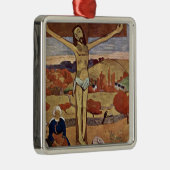 イエローキリストバイポールゴーギンヴィンテージファインアート メタルオーナメント (右)