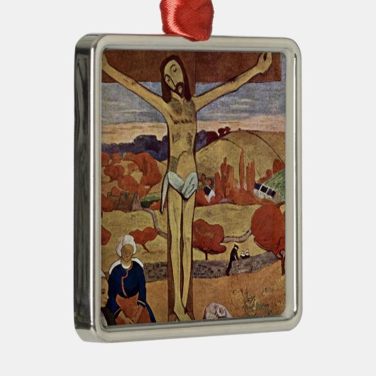 イエローキリストバイポールゴーギンヴィンテージファインアート メタルオーナメント (右)