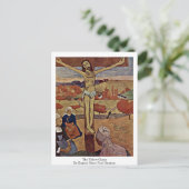 イエローキリスト(Eugene Henri Paul Gauguin著) ポストカード (スタンド正面)