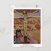 イエローキリスト(Eugene Henri Paul Gauguin著) ポストカード (正面/裏面)