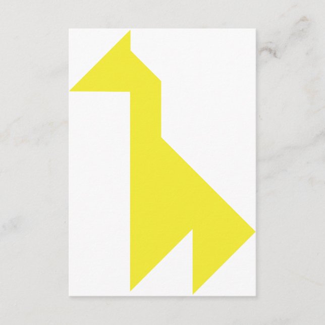 イエローキリン・タングラム (正面)