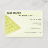 イエローキーボードの情報技術 名刺 (正面)