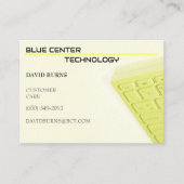 イエローキーボードの情報技術 名刺 (正面)