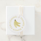 イエローギンガムバナナパーティーフェイスベビーサンキューラベル フェイバータグ (インサイチュ)