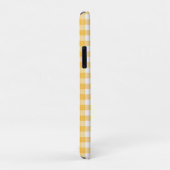 イエローギンガムビーゴルフパンモチーフiPhoneケース Case-Mate iPhoneケース (裏面/右)