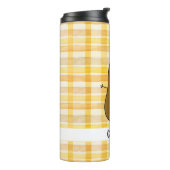 イエローギンガムブラウンポテトカスタムポテト熱タンブラー タンブラー (回転左)