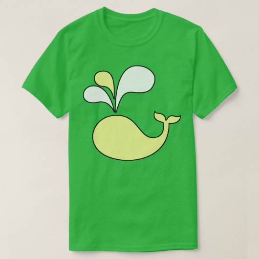 イエロークジラ2 Tシャツ (デザイン正面)