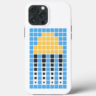 イエロークラゲ（絵文字アート） iPhone 13 PRO MAXケース