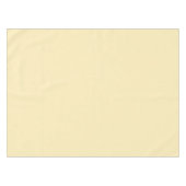 イエロークリームコットンテーブルクロス、52"x70" テーブルクロス (正面(横))