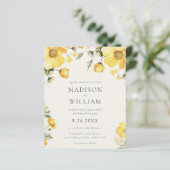 イエロークリーム結婚フローラ予算招待状 (スタンド正面)
