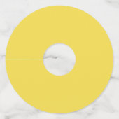 イエロークレセントムーンブルーナイトスカイスタープロムガラ ワイングラスタグ (裏面)