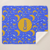 イエロークレセント衛星射撃、 発砲スター宇宙ロケット シェルパブランケット (正面(横))