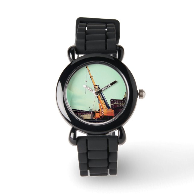 イエロークレーン 腕時計 (正面)