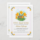 イエロークロカス招待状 招待状 (正面/裏面)