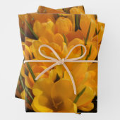 イエロークロキュース – ハッピーフローラヘルドオブ春 ラッピングペーパーシート (インサイチュ)