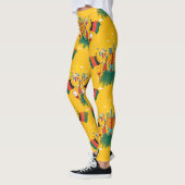 イエロークワンザレギンス レギンス (左)