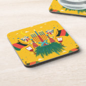 イエロークワンザ コースター (左側)