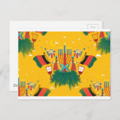 イエロークワンザ ポストカード (正面/裏面)
