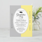 イエローグモダンレーハレルヤ卒業 招待状 (スタンド正面)