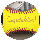 イエローグラードおめでとう卒業写真 ソフトボール (裏面)