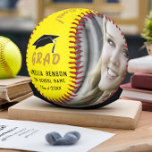 イエローグラードおめでとう卒業写真 ソフトボール