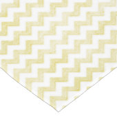 イエローグリッターグランジシェブロン テーブルクロス (アングル)