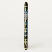 イエローグリッドラインアートパターンiPhone Case-Mate iPhoneケース (裏面/右)