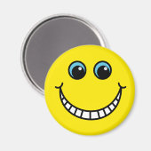 イエローグリニング顔 マグネット (正面/裏面)