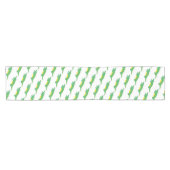 イエローグリーンアリゲーターワニ掛けワニ ショートテーブルランナー (横)