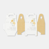 イエローグリーンウォーターバラフラワーバンチ結婚ーズ フェイバーボックス (折り畳みなし)