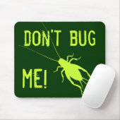 イエローグリーンクリケット マウスパッド (マウス)