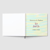 イエローグリーンパステル誓の更新記念ウォーターコ ゲストブック (全面)