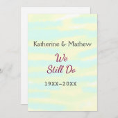 イエローグリーンパステル誓の更新記念ウォーターコ シーズンカード (正面/裏面)