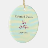 イエローグリーンパステル誓の更新記念ウォーターコ セラミックオーナメント (右)