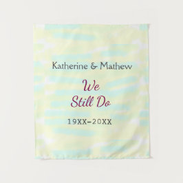 イエローグリーンパステル誓の更新記念ウォーターコ タペストリー