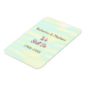 イエローグリーンパステル誓の更新記念ウォーターコ マグネット (左側)