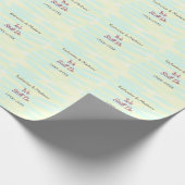 イエローグリーンパステル誓の更新記念ウォーターコ ラッピングペーパー (角)