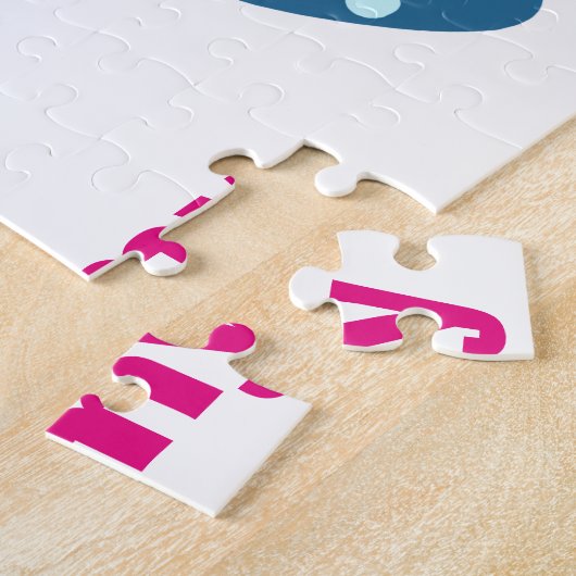 イエローグリーンピンクヒックイースターエッグ名 ジグソーパズル (側面)